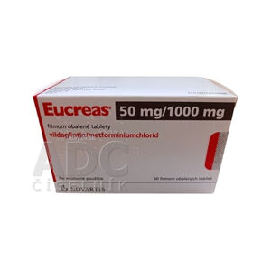 Eucreas 50 mg/1000 mg filmom obalené tablety