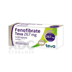 Fenofibrate Teva 267 mg