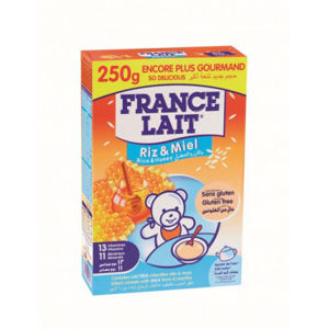 France lait kaša ryžová medová 250 g