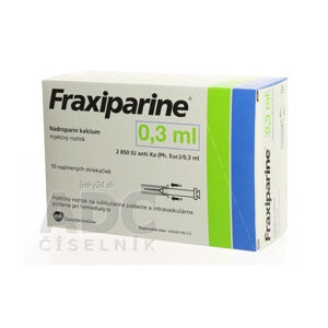 Fraxiparine 2 850 IU (anti Xa)/0,3 ml