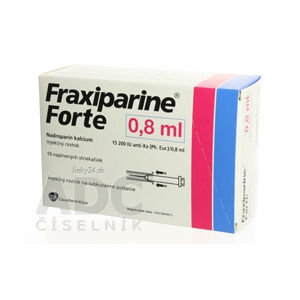 Fraxiparine Forte 15 200 IU (anti-Xa)/0,8 ml