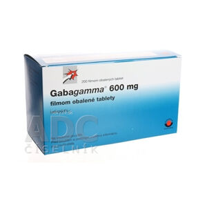 Gabagamma 600 filmom obalené tablety