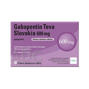 Gabapentin Teva Slovakia 600 mg