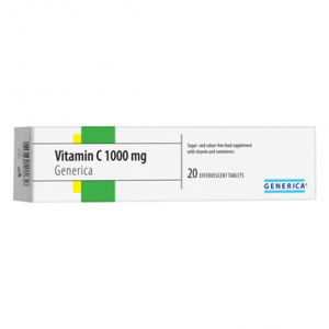 Generica Vitamín C 1000mg šumivé tablety 20 tbl