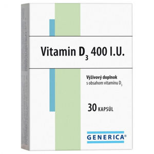 Generica Vitamin D3 400 I.U. 30 cps