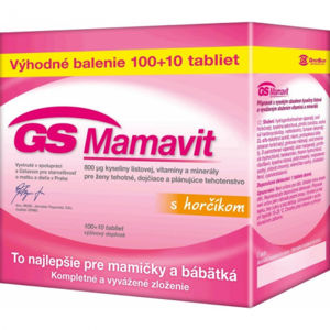 GS Mamavit s horčíkom 100 + 10 tbl