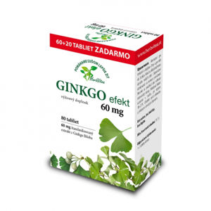 HerbVitea Ginkgo efekt 60 mg 80 tbl
