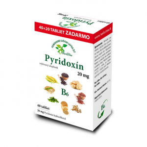 HerbVitea Pyridoxín 20 mg 60 tbl