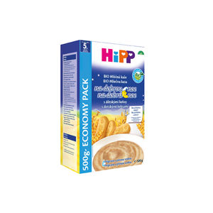 HiPP BIO Mliečna kaša Dobrú noc s detskými keksami 450 g