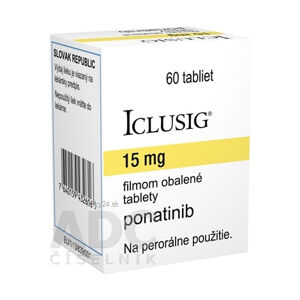 Iclusig 15 mg filmom obalené tablety
