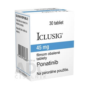 Iclusig 45 mg filmom obalené tablety