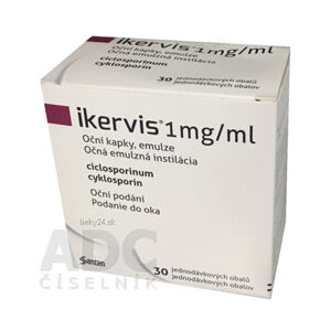 IKERVIS 1 mg/ml očné emulzné kvapky