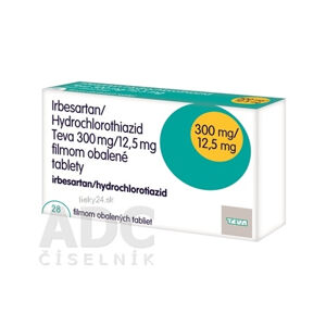Irbesartan/Hydrochlorothiazid Teva 300 mg/12,5 mg