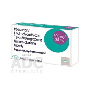 Irbesartan/Hydrochlorothiazid Teva 300 mg/25 mg