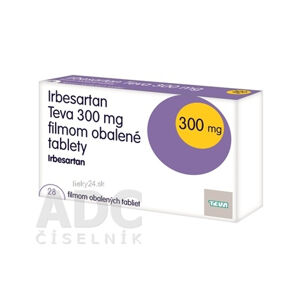 Irbesartan Teva 300 mg filmom obalené tablety