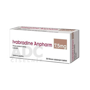 Ivabradine Anpharm 7,5 mg filmom obalené tablety