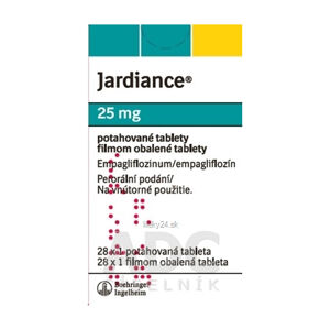 Jardiance 25 mg filmom obalené tablety