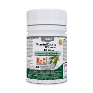 JutaVit Vitamín K2 120 µg, D3 2000 IU, K1 700 µg