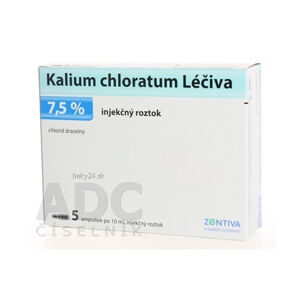 Kalium chloratum Léčiva 7,5 %
