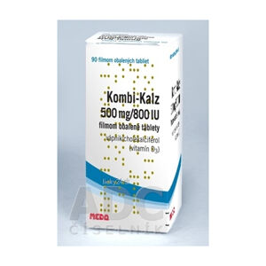 Kombi-Kalz 500 mg/800 IU filmom obalené tablety