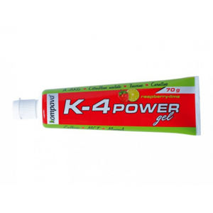 KOMPAVA K4-POWER energetický gél malina-limetka 15 ks