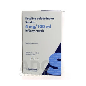 Kyselina zoledrónová Sandoz 4 mg/100 ml