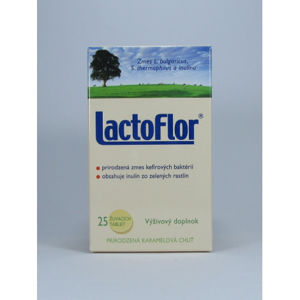 LactoFlor 25 žuvacích tabliet