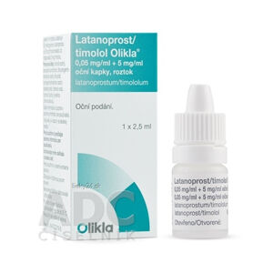 Latanoprost/timolol Olikla 0,05 mg/ml + 5 mg/ml