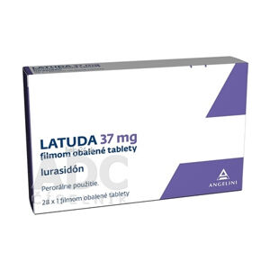 Latuda 37 mg filmom obalené tablety