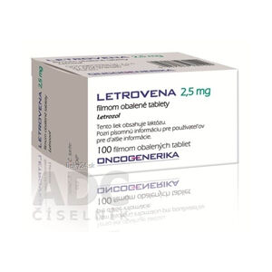 Letrovena 2,5 mg filmom obalené tablety