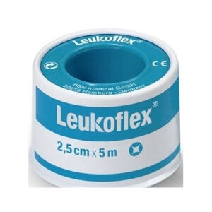 LEUKOFLEX náplasť na cievke 2,5 cm x 5 m 1 x 1 ks