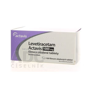 Levetiracetam Actavis 1000 mg filmom obalené tabl.