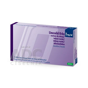 Linezolid Krka 2 mg/ml infúzny roztok