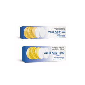 Maxi-Kalz 500 mg 20 šumivých tabliet