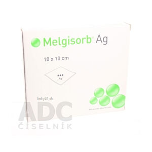 Melgisorb Ag 10x10 cm