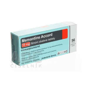 Memantine Accord 10 mg filmom obalené tablety