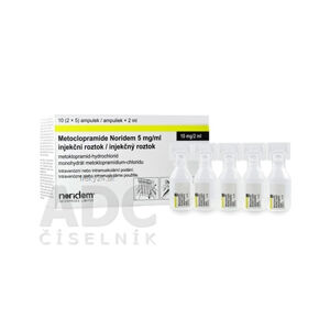 Metoclopramide Noridem 5 mg/ml