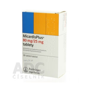 MicardisPlus 80 mg/25 mg tablety