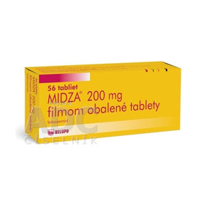 MIDZA 200 mg filmom obalené tablety