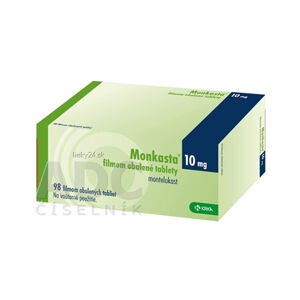 Monkasta 10 mg filmom obalené tablety