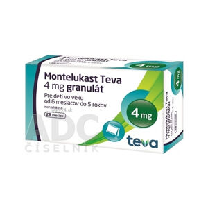 Montelukast Teva 4 mg granulát