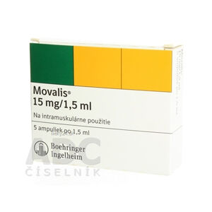 Movalis 15 mg/1,5 ml