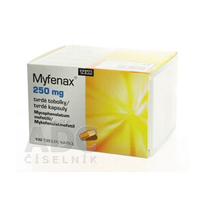 Myfenax 250 mg tvrdé kapsuly
