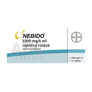 Nebido 1000 mg/4 ml injekčný roztok