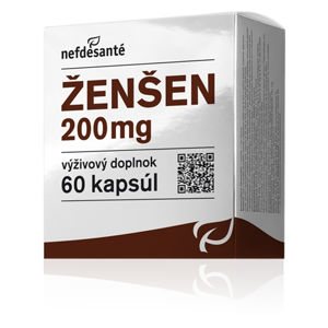 Nefdesante ženšen 60 kapsúl 200 mg