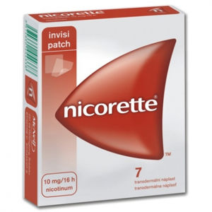 Nicorette invisipatch 25 mg/16h  transdermálna náplasť 7 ks