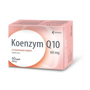 Noventis Koenzým Q10 60 mg so sézamovým olejom 60 cps