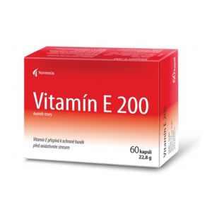 Noventis Vitamín E 200 mg 60 + 60 cps