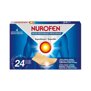 Nurofen 200 mg liečivá náplasť emp.med. 4 x 200 mg