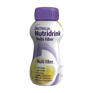 Nutridrink Multi Fibre s vanilkovou príchuťou 4x200ml